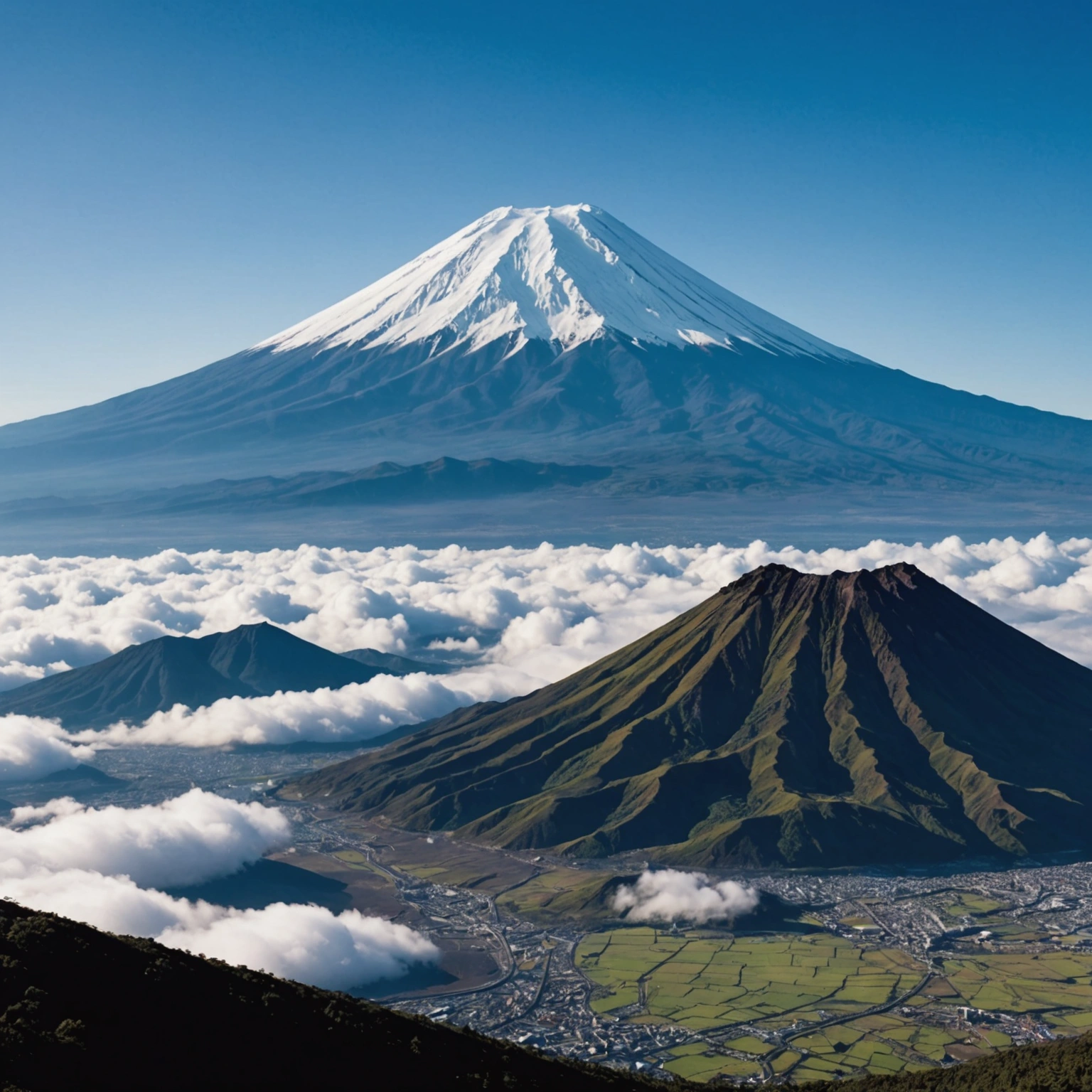 Самые красивые вулканы мира: Фудзияма и Килиманджаро в центре внимания