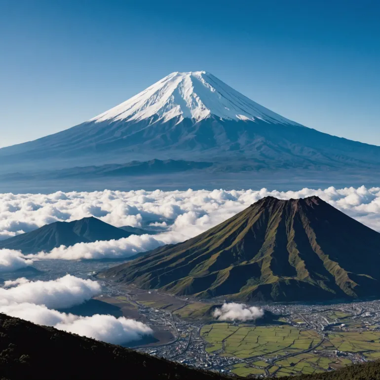Самые красивые вулканы мира: Фудзияма и Килиманджаро в центре внимания