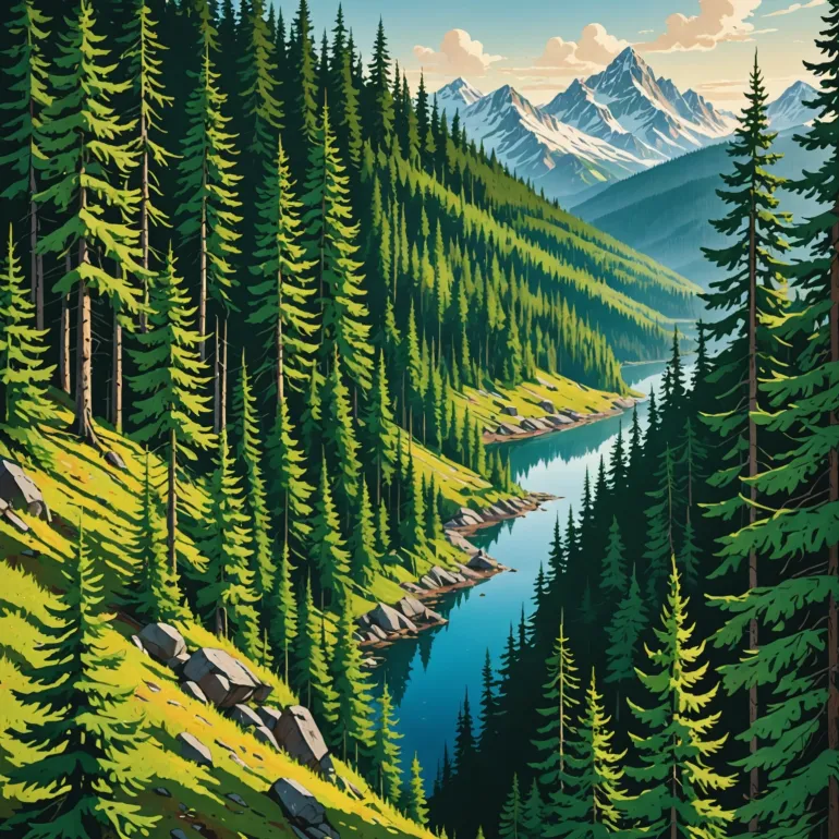 Погружение в мир природы: самые красивые тайга — Сибирская и канадская